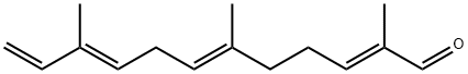 (E,E,E)-2,6,10-trimethyldodeca-2,6,9,11-tetraen-1-al Structure