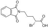 (R)-5-PHTHALIMIDO-2-BROMOVALERIC ACID 구조식 이미지