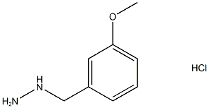 (3-Methoxybenzyl)hydrazine hydrochloride Structure