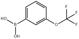 3-Trifluoromethoxyphenylboronic acid Structure