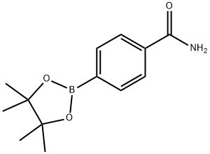 4-AMINOCARBONYLPHENYLBORONIC ACID, PINACOL ESTER Structure