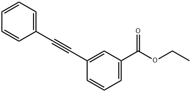 3-(2-PHENYLETHYNYL)BENZOIC ACID METHYL ESTER Structure