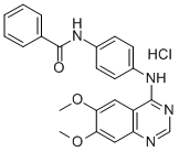 N-(4-((6,7-디메톡시-4-퀴나졸리닐)아민 구조식 이미지