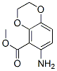1,4-Benzodioxin-5-carboxylicacid,6-amino-2,3-dihydro-,methylester(9CI) 구조식 이미지