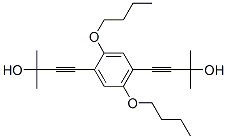 4,4''-(2,5-DIBUTOXY-1,4-PHENYLENE)BIS[2-METHYL-3-BUTYN-2-OL] Structure