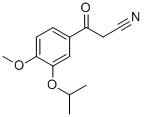 벤젠프로판니트릴,4-METHOXY-3-(1-METHYLETHOXY)-B-OXO- 구조식 이미지