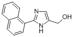 2-(1-NAPHTHYL)-4-(HYDROXYMETHYL)IMIDAZOLE Structure