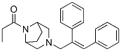 3-(2,3-Diphenylallyl)-8-propionyl-3,8-diazabicyclo[3.2.1]octane 구조식 이미지
