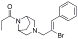 3-(2-Bromo-3-phenylallyl)-8-propionyl-3,8-diazabicyclo[3.2.1]octane 구조식 이미지
