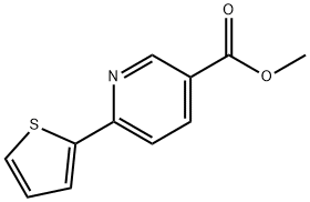 METHYL 6-THIEN-2-YLNICOTINATE 97 Structure