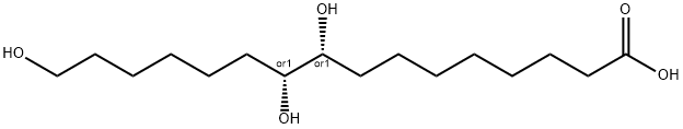 ALEURITIC ACID 구조식 이미지