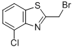 2-(BROMOMETHYL)-4-CHLOROBENZOTHIAZOLE Structure