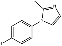 1-(4-Iodo-phenyl)-2-methyl-1H-imidazole 구조식 이미지