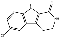 6-chloro-2,3,4,9-tetrahydro-1H-pyrido[3,4-b]indol-1-one Structure