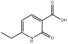 2-HYDROXY-6-ETHYLPYRIDINE-3-CARBOXYLIC ACID Structure