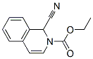 1-Cyano-1,2-dihydroisoquinoline-2-carboxylic acid ethyl ester Structure