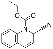 1,2-디히드로-2-시아노퀴놀린-1-카르복실산에틸에스테르 구조식 이미지