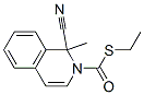 1-Cyano-1-methyl-2(1H)-isoquinolinecarbothioic acid S-ethyl ester Structure