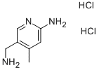 6-AMINO-4-METHYL-3-PYRIDINEMETHANAMINE, DIHYDROCHLORIDE Structure