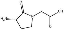 1-Pyrrolidineaceticacid,3-amino-2-oxo-,(3S)-(9CI) Structure