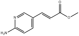 methyl (E)-3-(6-aminopyridin-3-yl)acrylate Structure