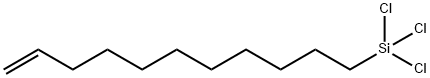 10-UNDECENYLTRICHLOROSILANE 구조식 이미지