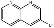 3-Bromo-1,8-naphthyridine 구조식 이미지