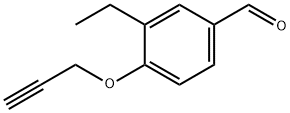 3-Ethyl-4-(prop-2-yn-1-yloxy)benzaldehyde Structure