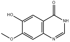 6-하이드록시-7-메톡시-3,4-디하이드로퀴나졸린-4-온 구조식 이미지