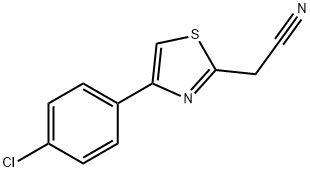 2-[4-(4-FLUOROPHENYL)-1,3-THIAZOL-2-YL]ACETONITRILE 구조식 이미지