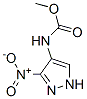 카르밤산,(3-니트로-1H-피라졸-4-일)-,메틸에스테르(9CI) 구조식 이미지