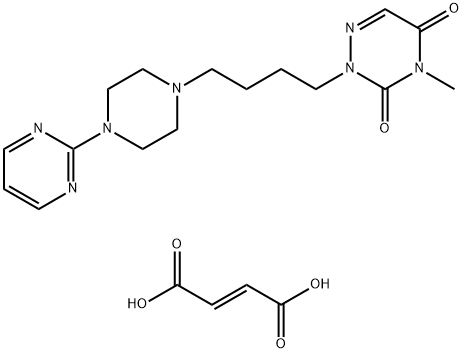 4-methyl-2-[4-(4-pyrimidin-2-ylpiperazin-1-yl)butyl]-1,2,4-triazine-3, 5-dione 구조식 이미지