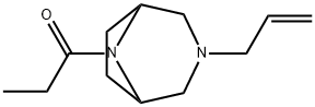 3-Allyl-8-propionyl-3,8-diazabicyclo[3.2.1]octane Structure