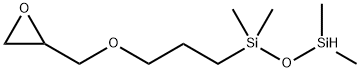 (3-glycidoxypropyl)-1,1,3,3-tetramethyldisiloxane Structure