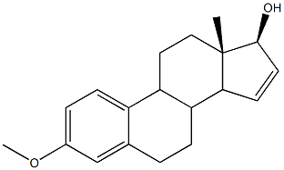 3-Methoxy-1,3,5(10),15-estratetren-17β-ol 구조식 이미지