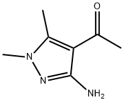 Ethanone, 1-(3-amino-1,5-dimethyl-1H-pyrazol-4-yl)- (9CI) Structure
