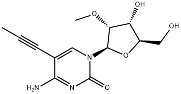 5-(1-PROPYNYL)-2'-O-메틸사이티딘 구조식 이미지