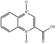 2-QUINOXALINECARBOXYLICACID1,4-DIOXIDE Structure