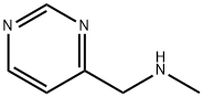 4-Pyrimidinemethanamine, N-methyl- (9CI) 구조식 이미지