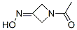 3-Azetidinone,1-acetyl-,3-oxime(9CI) Structure