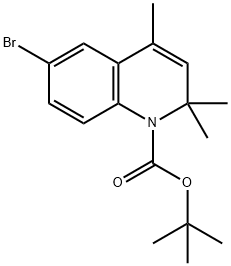tert-butyl 6-bromo-2,2,4-trimethylquinoline-1(2H)-carboxylate Structure