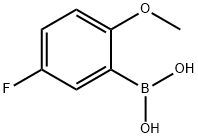 5-Fluoro-2-methoxyphenylboronic acid 구조식 이미지