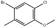 1-브로모-5-클로로-4-메톡시-2-메틸벤젠 구조식 이미지