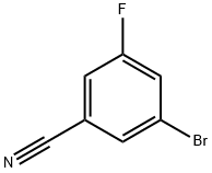 3-Bromo-5-fluorobenzonitrile 구조식 이미지