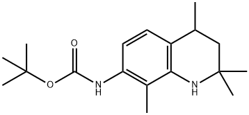 tert-butyl 2,2,4,8-tetraMethyl-1,2,3,4-tetrahydroquinolin-7-ylcarbaMate Structure