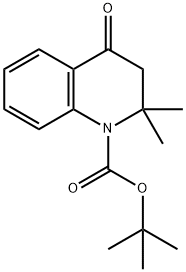 tert-butyl 2,2-dimethyl-4-oxo-3,4-dihydroquinoline-1(2H)-carboxylate Structure