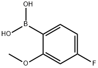 4-Fluoro-2-methoxyphenylboronic acid 구조식 이미지
