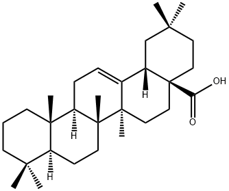 Olean-12-en-28-oic acid Structure