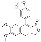 (+)-9-(1,3-Benzodioxol-5-yl)-3a,4-dihydro-6,7-dimethoxynaphtho[2,3-c]furan-1(3H)-one Structure