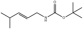 Carbamic acid, (4-methyl-2-pentenyl)-, 1,1-dimethylethyl ester, (E)- (9CI) Structure